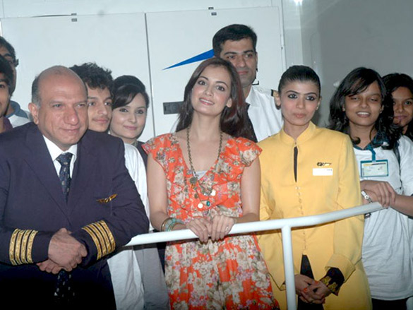 dia mirza at the launch of jet spark 2