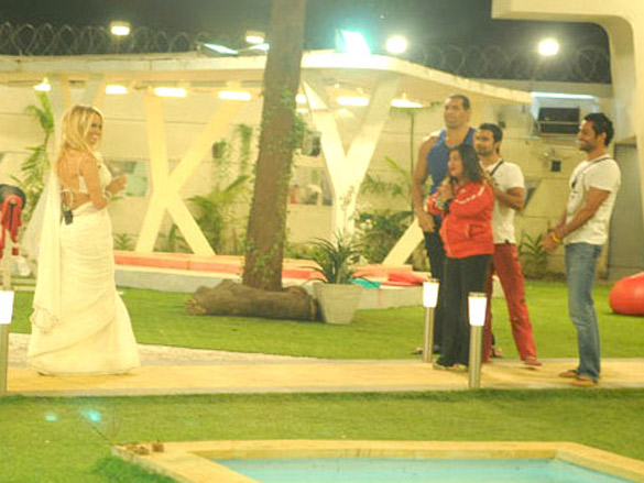 pamela anderson enters the bigg boss house 2
