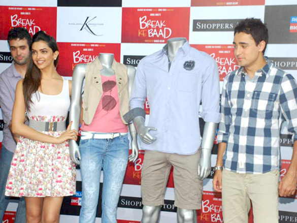 deepika and imran at shoppers stop break ke baad merchandise launch 2