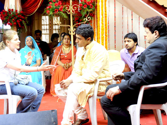 on the sets of isi life mein