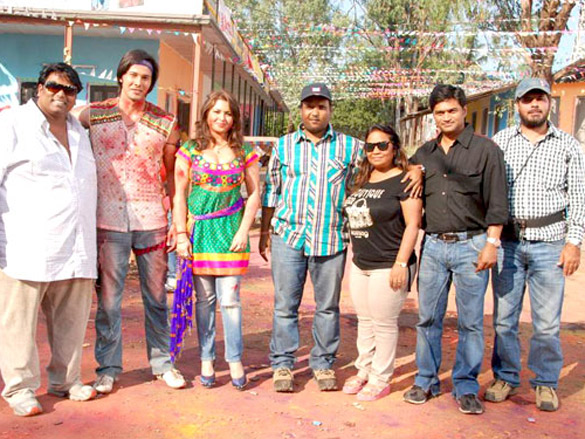 on the sets of main krishna hoon 4