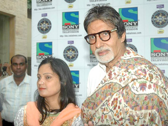 big b with kaun banega crorepatis grand winner rahat taslim 4