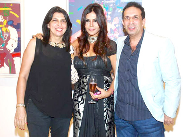 tulip joshi at niladri kumars art event hosted by nisha jamwal 6