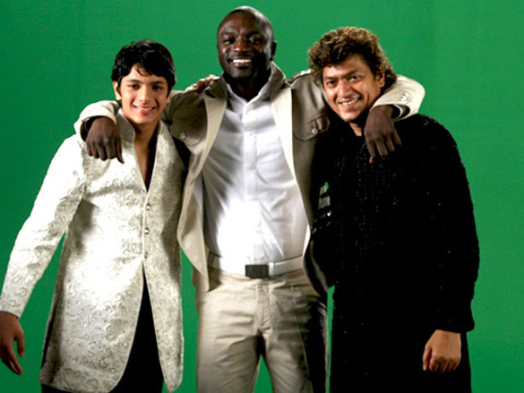 akon aadesh and umesh shoot album one for the world 5