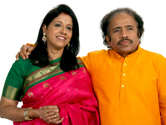 Kavita Krishnamurthy with her family for a music video directed by Luke