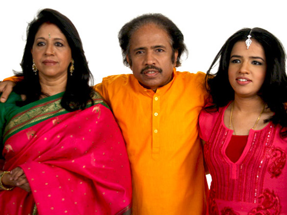 kavita krishnamurthy with her family for a music video directed by luke kenny 9