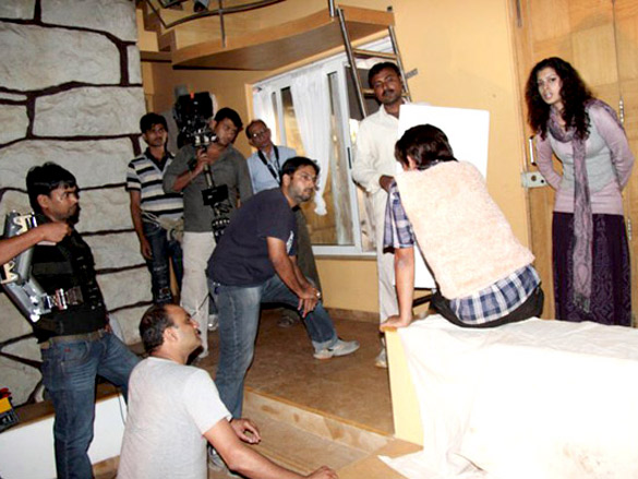 on the sets of yeh faasley 13