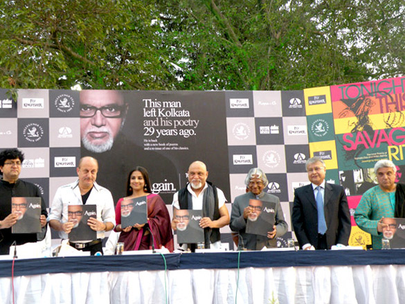 pritish nandy at the book reading of again at kolkatas tollygaunge club 2