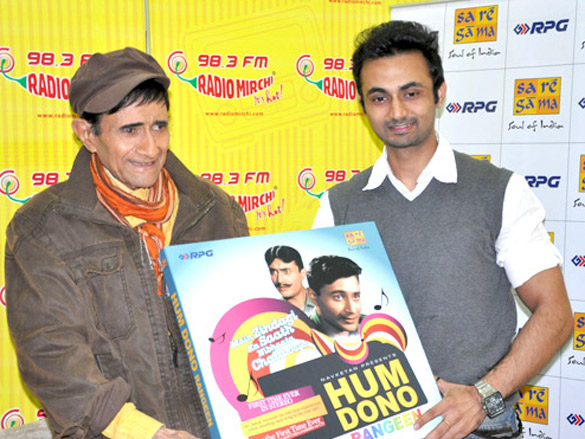 music re launch of hum dono rangeen at radio mirchi with dev anand 2