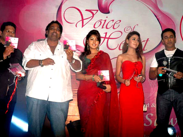sara khan launches santosh sawants album voice of heart 2