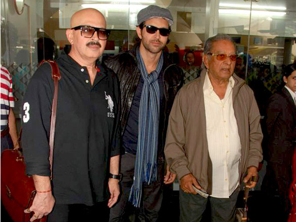 hrithik returns from london after madame tussauds launch 2