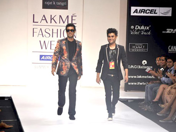 minissha tanushree and randeep at rajat tangris show at lakme fashion week 2011 day 3 2
