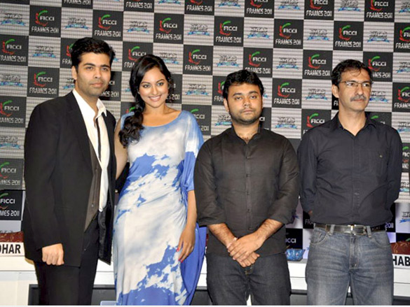sonakshi ranveer kiran rao and karan at ficci frames 2011 seminar 3