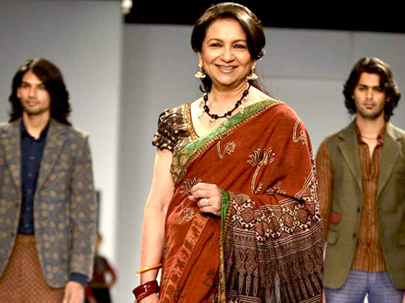 sharmila tagore walks the ramp for joy mitra at wifw 8