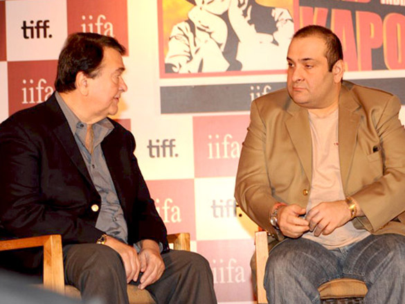 rishi randhir and rajeev at iifa raj kapoor event 6