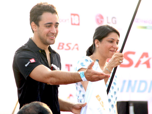 imran at the bsa hercules india cyclothon 2