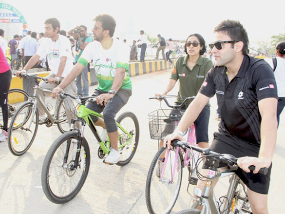 imran at the bsa hercules india cyclothon 4