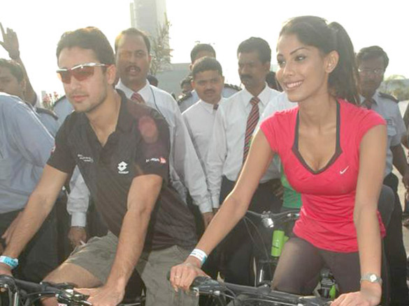 imran at the bsa hercules india cyclothon 16