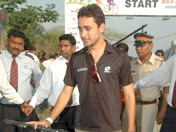 imran at the bsa hercules india cyclothon 20
