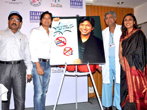 shaan and darsheel at anti tobacco campaign with salaam bombay foundation 4