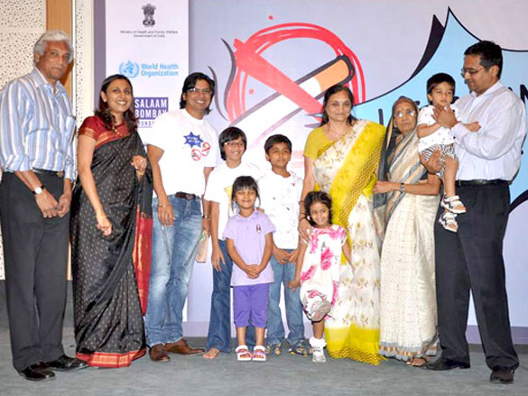 shaan and darsheel at anti tobacco campaign with salaam bombay foundation 7