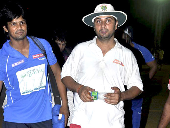 sohail khan and suniel shetty at ccls practice session 8
