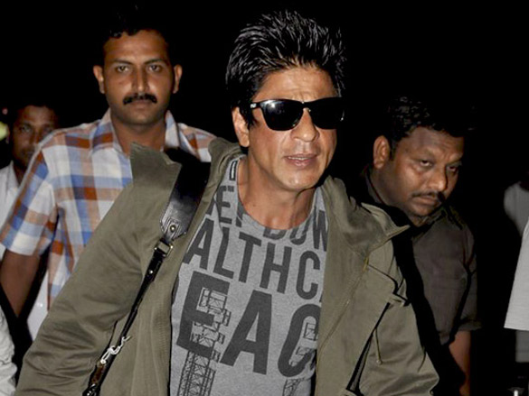 shahrukh khan leaves for iifa 5