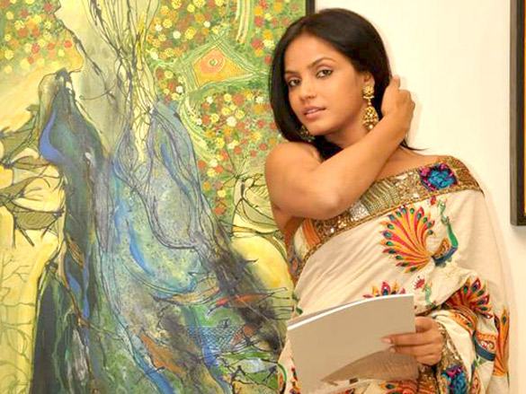 neetu chandra and rahul singh at reka ranas art exhibition 6