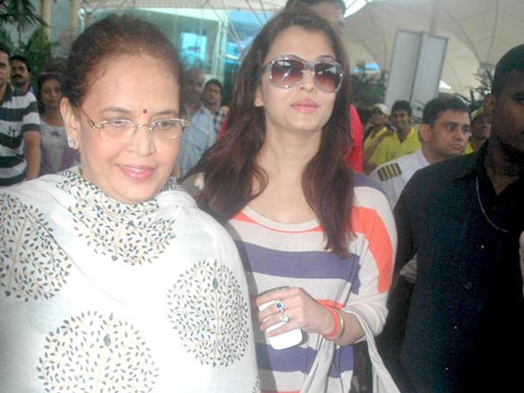 ash and abhishek return from delhi 2