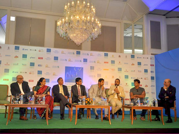 john rahul bose and milind soman at mumbai marathon 2012 press meet 3