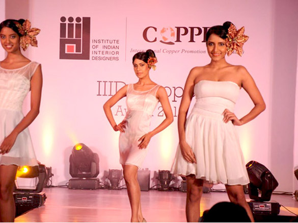 top models walk for iiid copper award 2011 2
