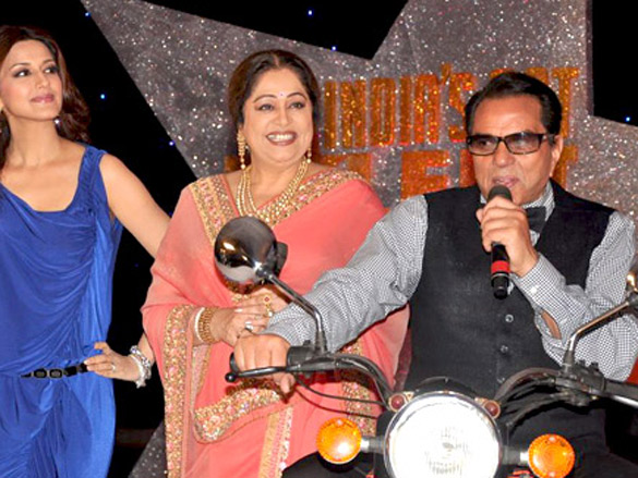 dharmendra sonali and kirron at indias got talent season 3 launch 4