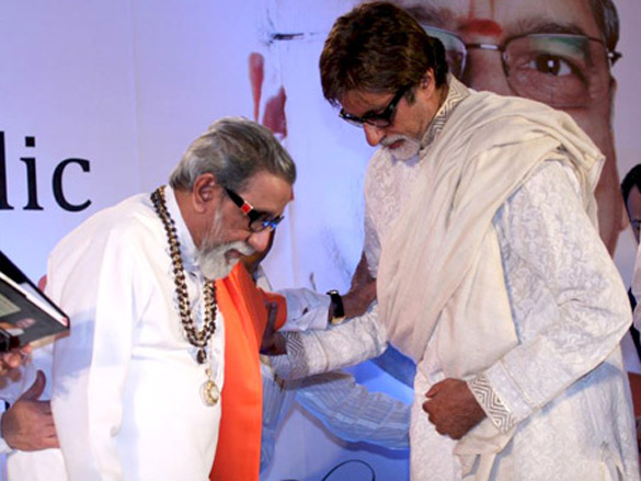 amitabh and balasaheb thackeray unveil dr balaji tambes book 6