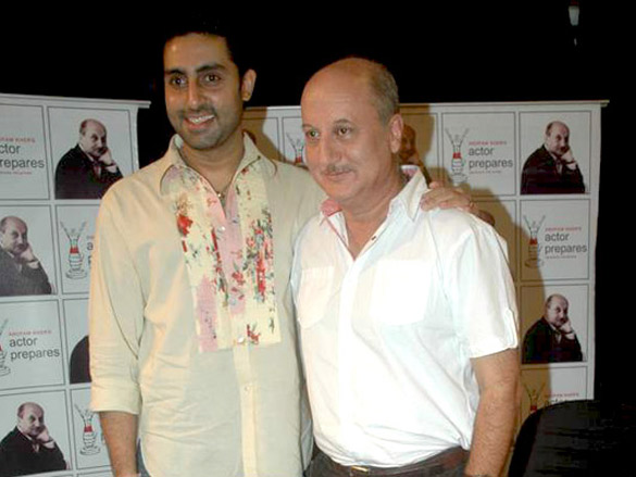 abhishek teaches at anupam khers actor prepares 3