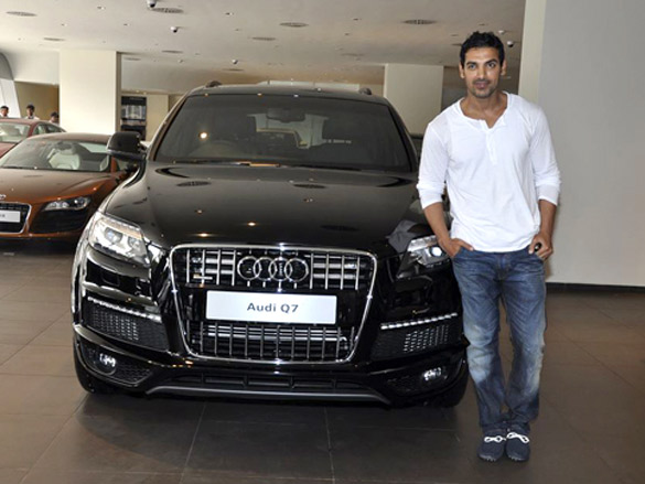 john abraham gets his new audi q7 3