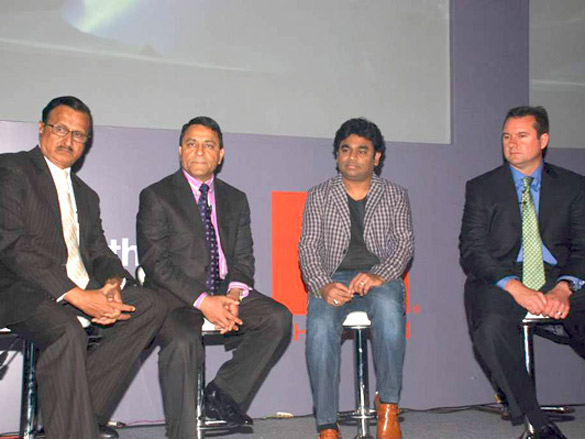 a r rahman promotes jbl harman 2