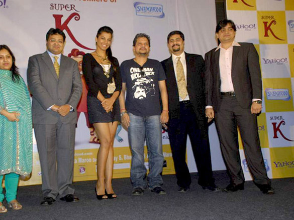 mugdha godse at super k animation film launch for yahoo in 3