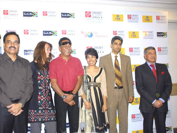 cricket legends at cricket in the wild 2011 press meet 2