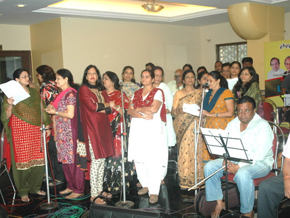 rehearsals for the music heals 2011 with 100 live musicians 3