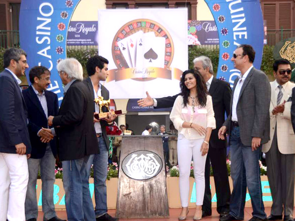 vijay and siddharth mallya at casino royale race 4