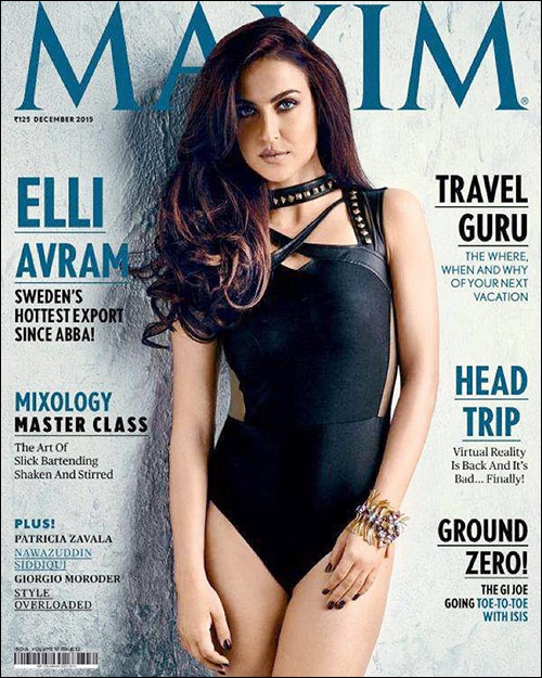Check out: Elli Avram on the cover of Maxim India