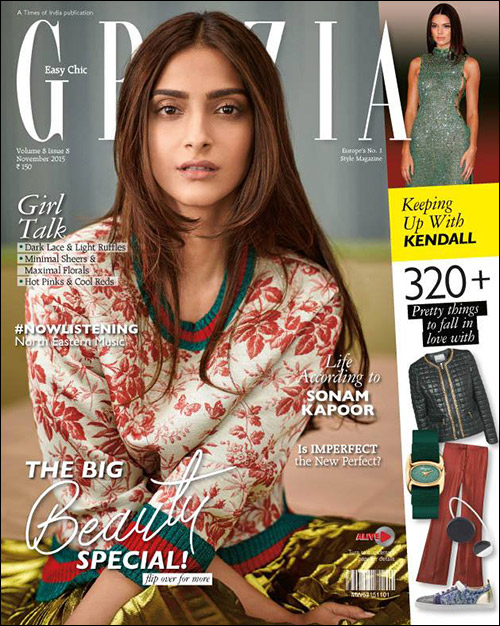 Check out: Sonam Kapoor on the cover of Grazia India