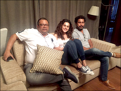 Check out: Taapsee Pannu on the sets of Shoojit Sircar’s next