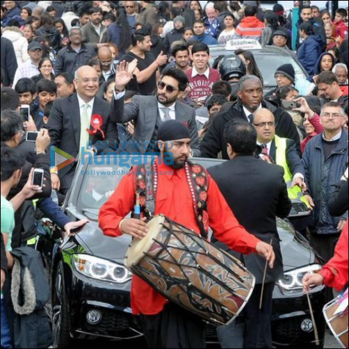 Abhishek Bachchan goes to Leicester (UK) to support Keith Vaz’s poll campaign
