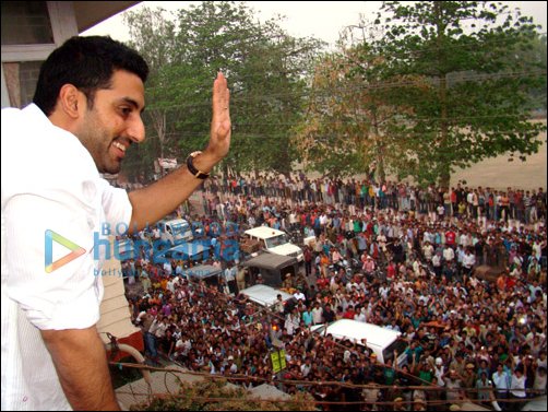 Abhishek Bachchan caused stampede in Patna