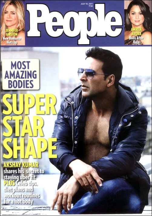 Akshay Kumar features on the cover of People