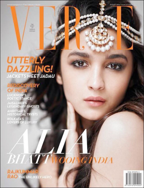 Check out: Alia Bhatt on the cover of Verve