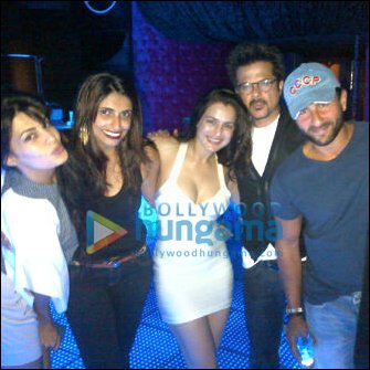 Ameesha celebrates her birthday with Race 2 team