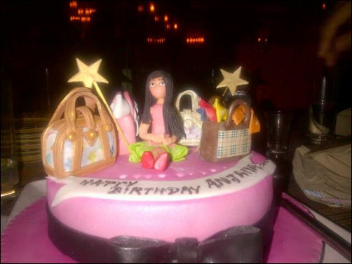 Anjana Sukhani’s birthday cake goes the designer way