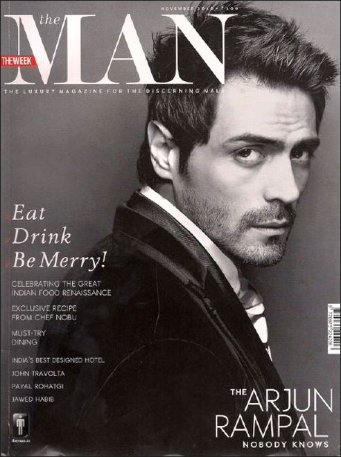 Arjun Rampal’s intense look on The Man’s cover